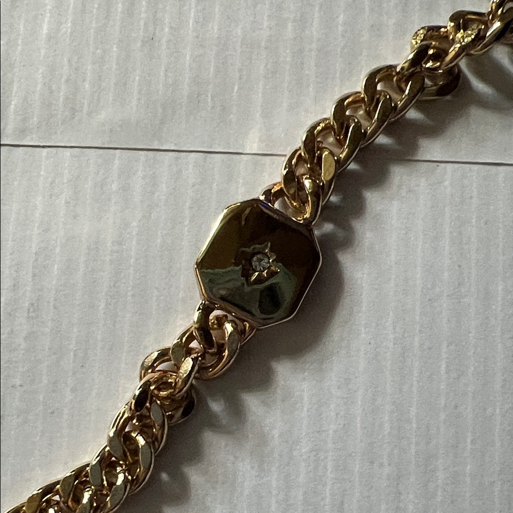 nOir Gold Tone Chain Necklace - Picture 2 of 5
